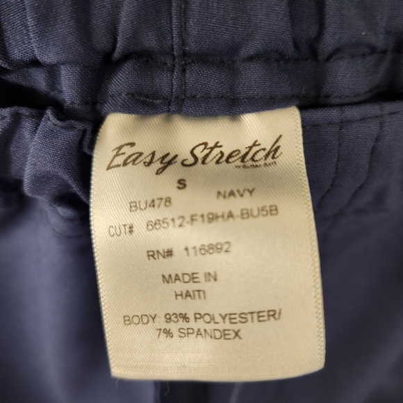 Womens Scrubs Navy Small TWO PAIRS Easy Stretch Brand - Picture 4 of 5